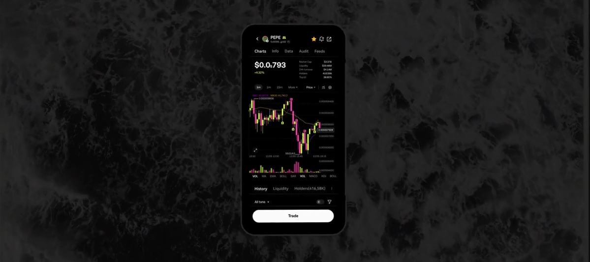 okpay 钱包界面
